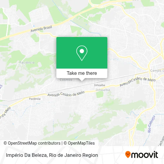 Império Da Beleza map
