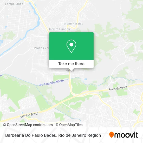 Barbearia Do Paulo Bedeu map