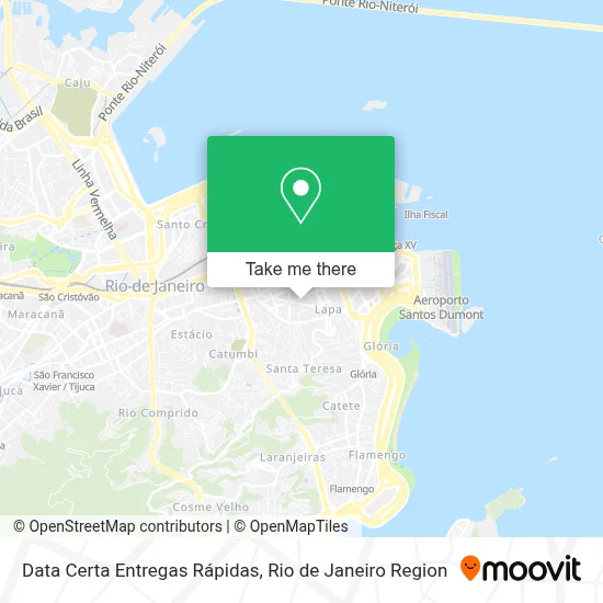 Data Certa Entregas Rápidas map
