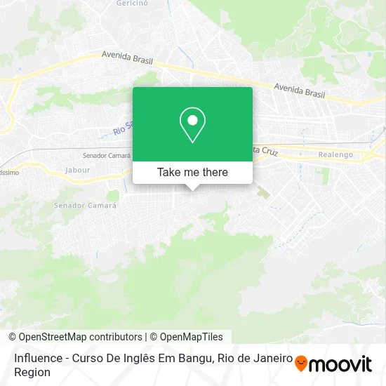Influence - Curso De Inglês Em Bangu map