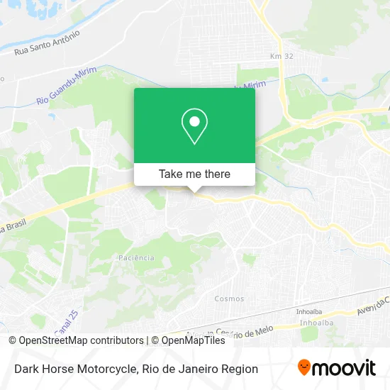Dark Horse Motorcycle map