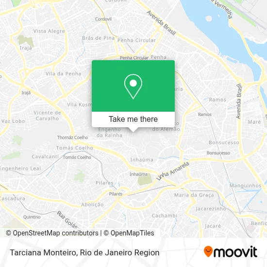 Tarciana Monteiro map