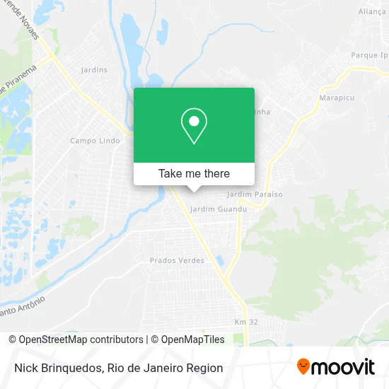 Nick Brinquedos map