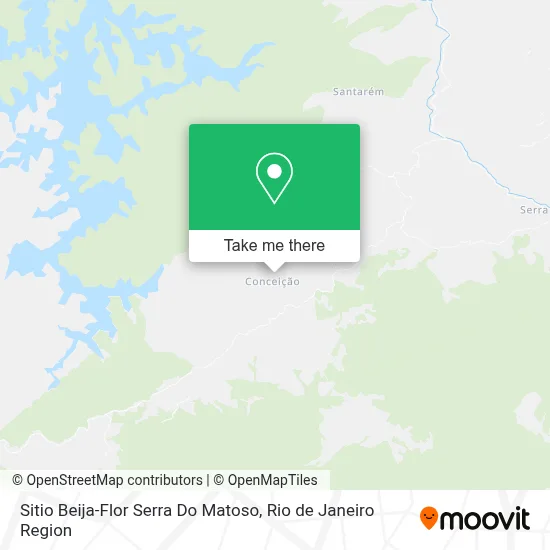 Sitio Beija-Flor  Serra Do Matoso map