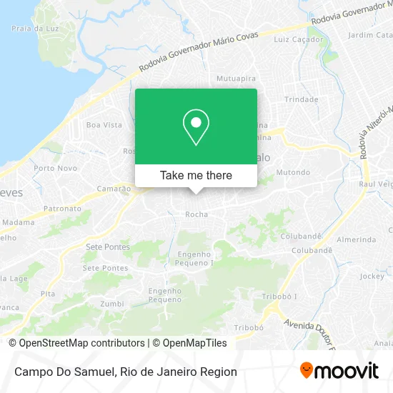 Campo Do Samuel map