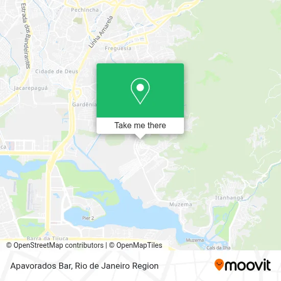 Apavorados Bar map
