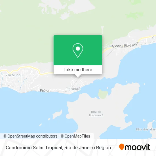 Condominio Solar Tropical map