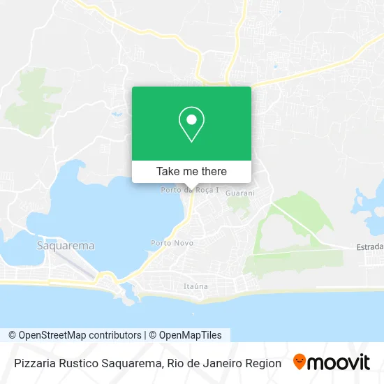 Pizzaria Rustico Saquarema map
