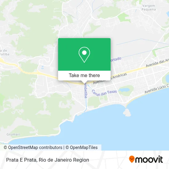 Prata E Prata map