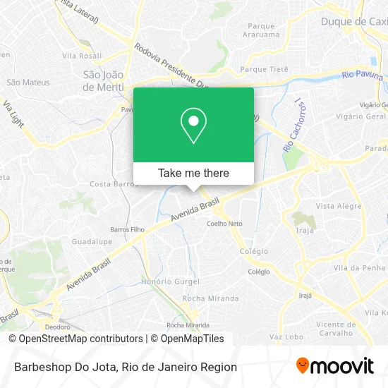 Barbeshop Do Jota map
