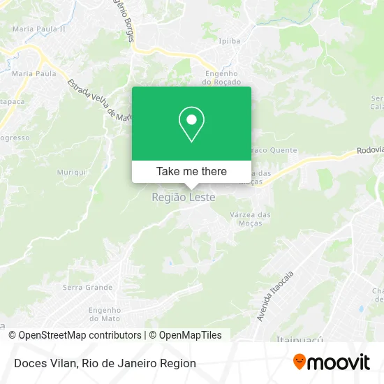 Doces Vilan map
