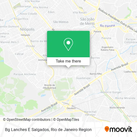 Bg Lanches E Salgados map
