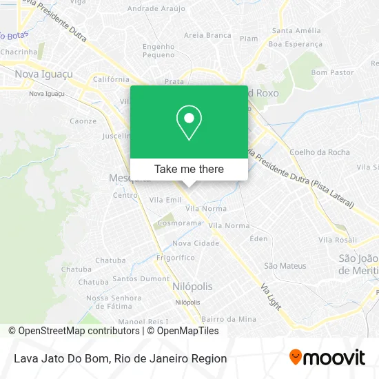 Lava Jato Do Bom map
