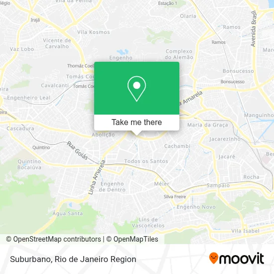 Suburbano map