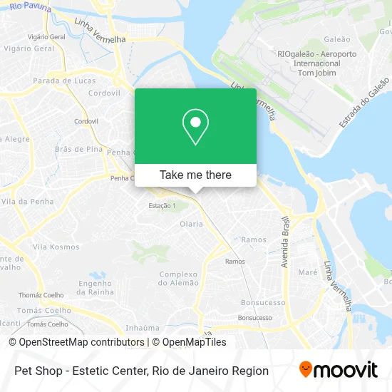 Pet Shop - Estetic Center map
