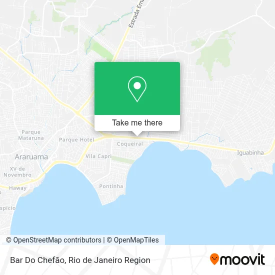 Bar Do Chefão map