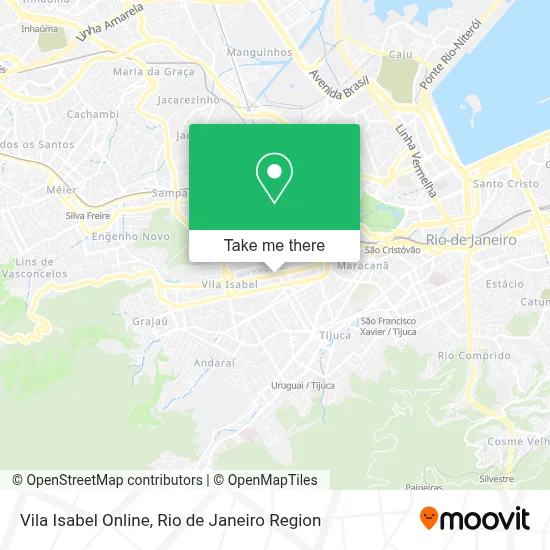 Vila Isabel Online map