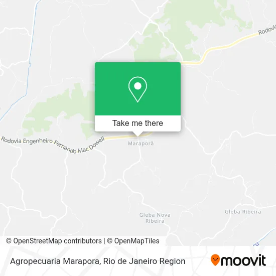 Agropecuaria Marapora map