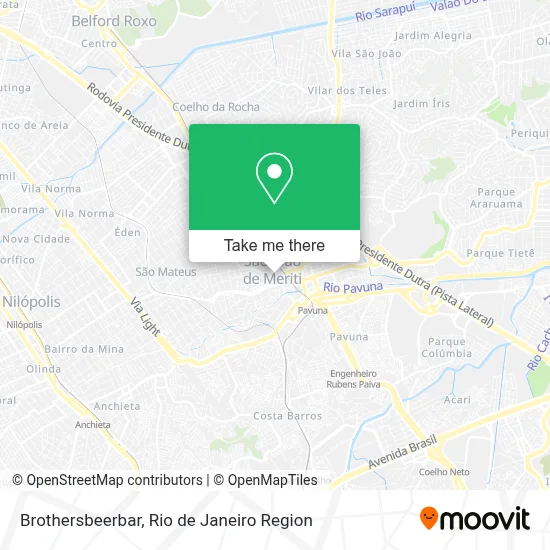 Brothersbeerbar map