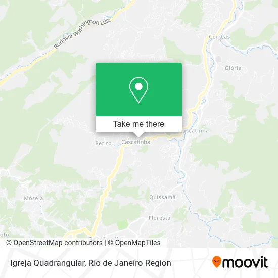 Igreja Quadrangular map