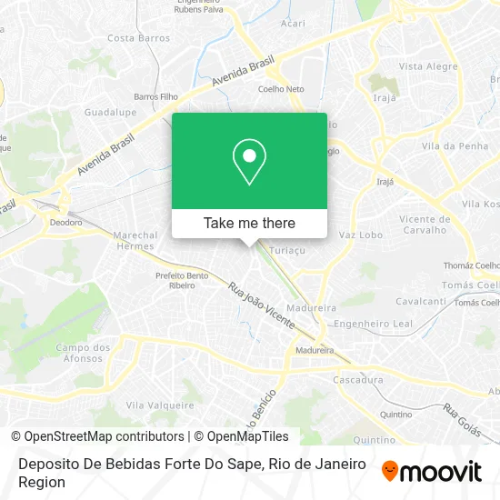 Deposito De Bebidas Forte Do Sape map
