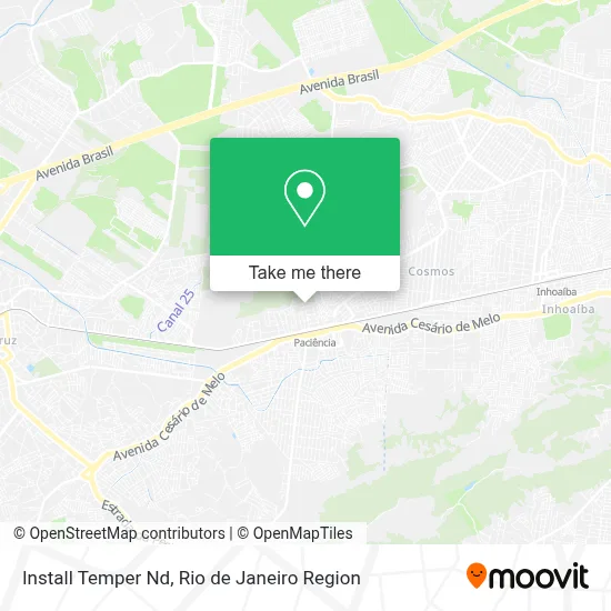 Install Temper Nd map