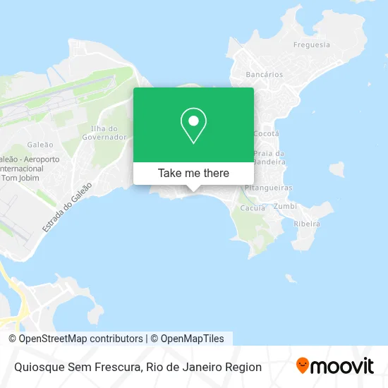 Quiosque Sem Frescura map