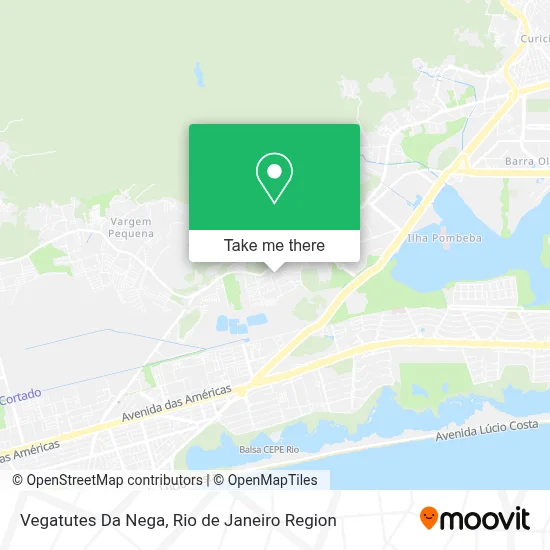 Vegatutes Da Nega map