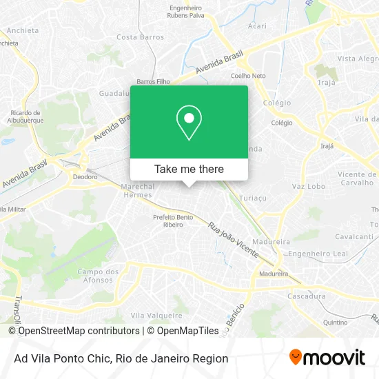 Ad Vila Ponto Chic map