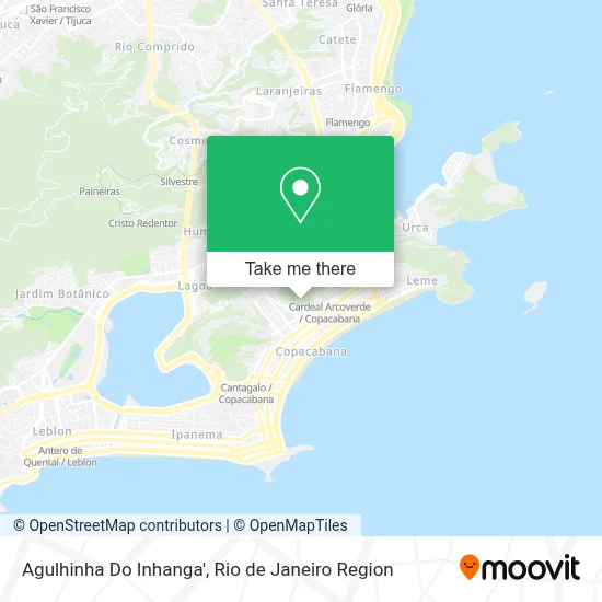 Agulhinha Do Inhanga' map