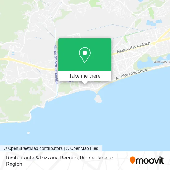 Restaurante & Pizzaria Recreio map