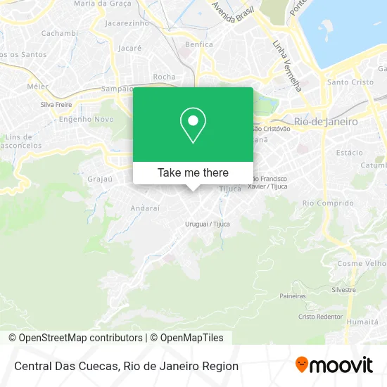 Central Das Cuecas map