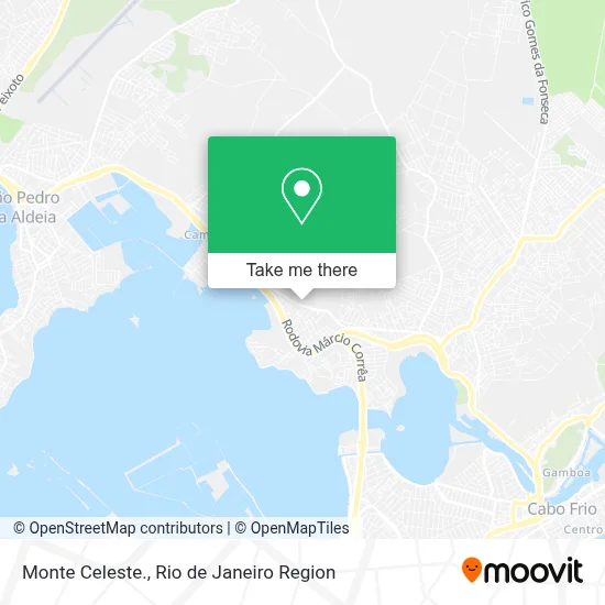 Monte Celeste. map