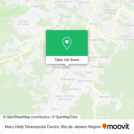 Mary Help Teresópolis Centro map