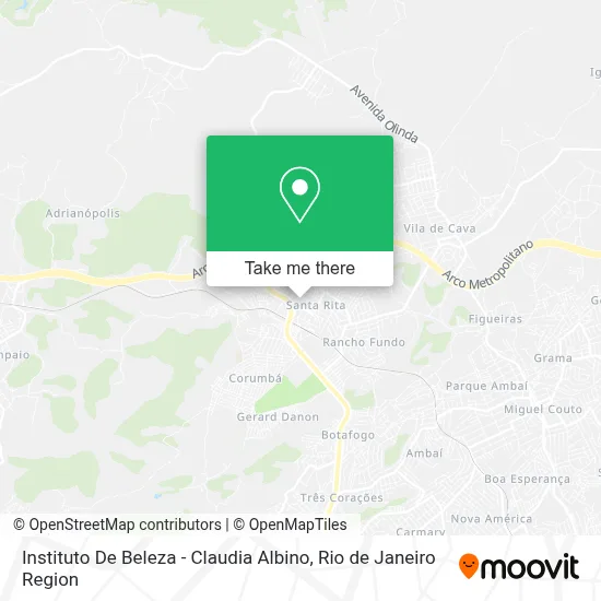 Instituto De Beleza - Claudia Albino map