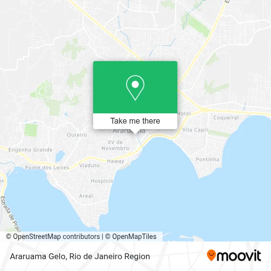 Araruama Gelo map