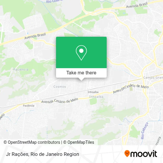 Jr Rações map