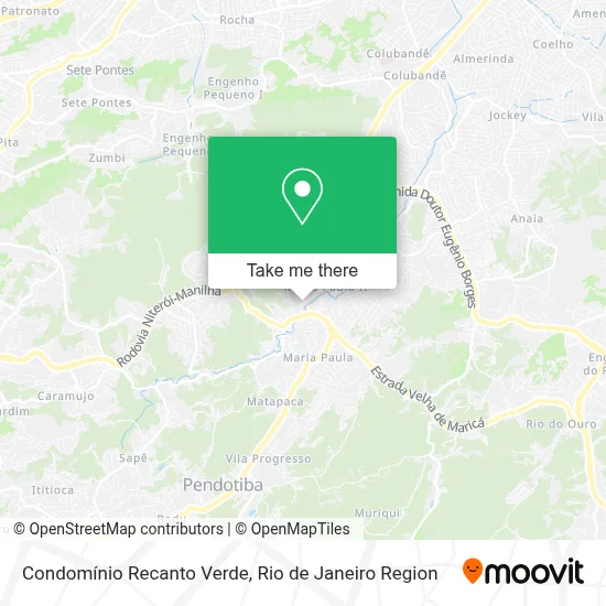 Condomínio Recanto Verde map