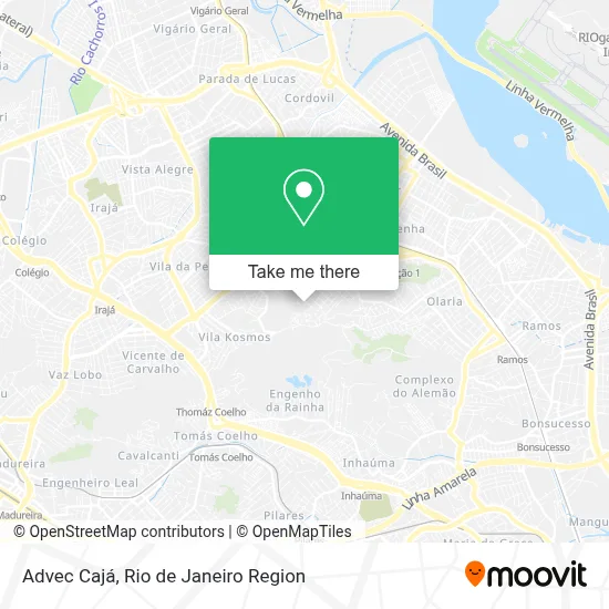 Advec Cajá map