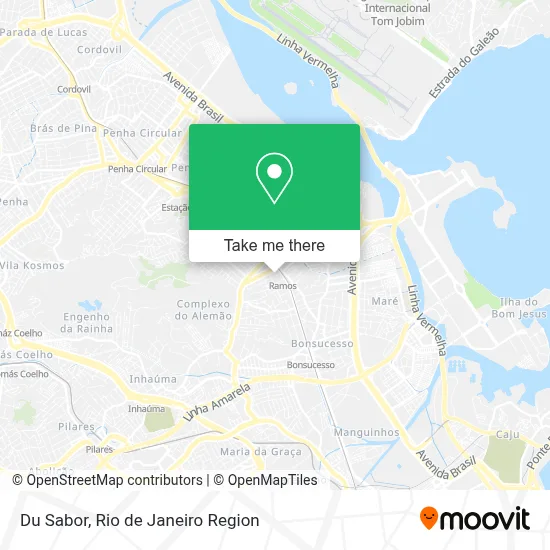 Du Sabor map