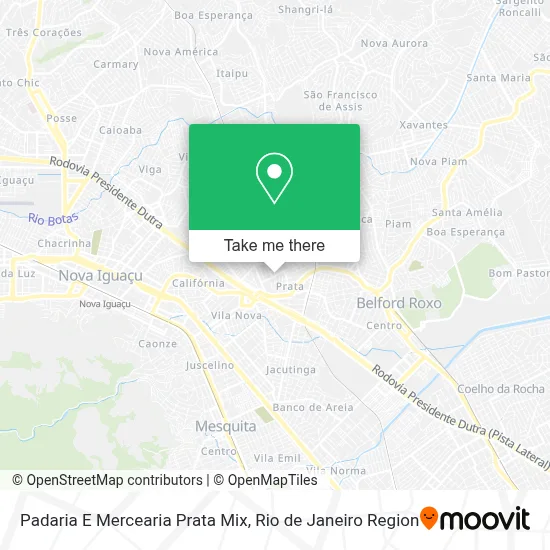 Padaria E Mercearia Prata Mix map