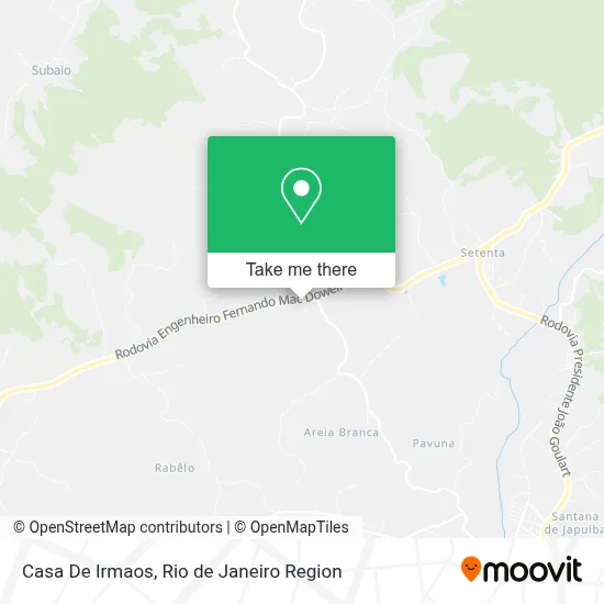 Casa De Irmaos map