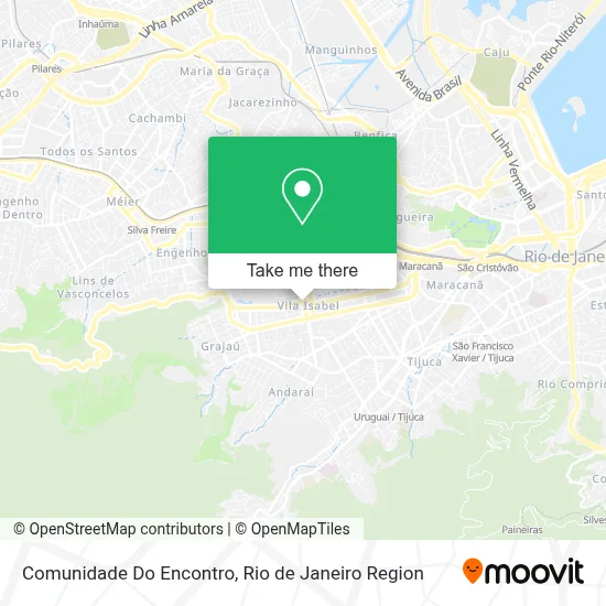 Comunidade Do Encontro map