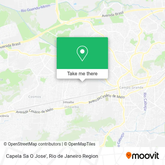 Capela Sa O Jose' map