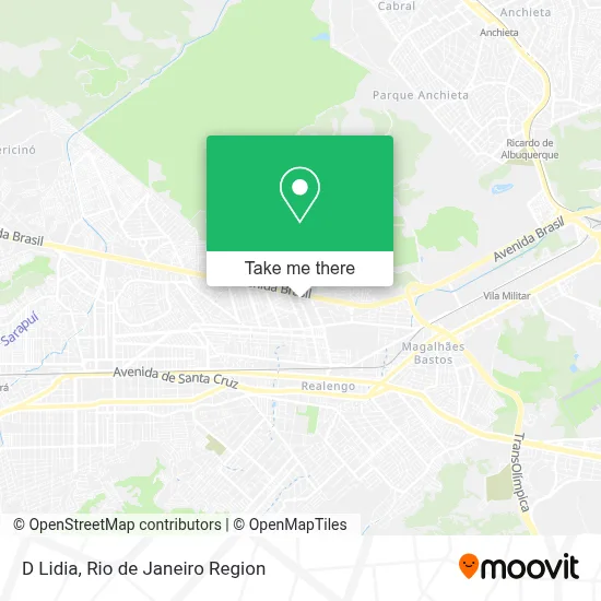 D Lidia map