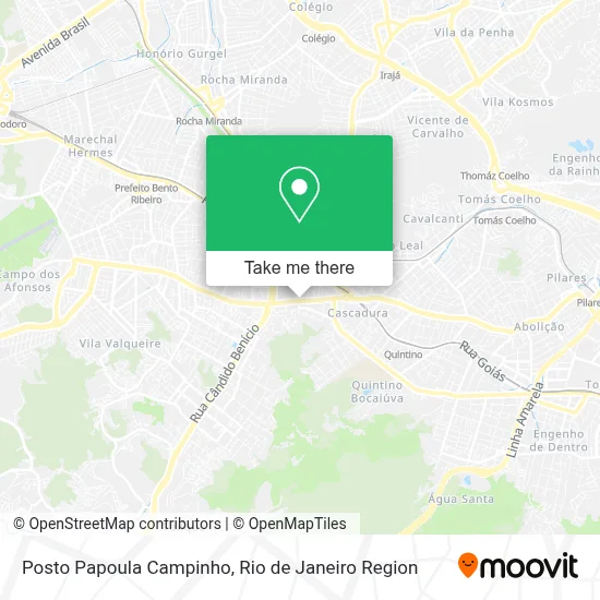Posto Papoula Campinho map