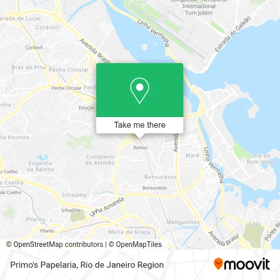 Primo's Papelaria map