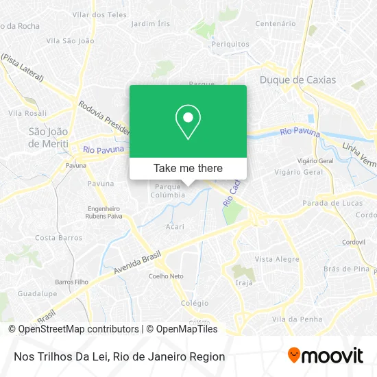 Nos Trilhos Da Lei map