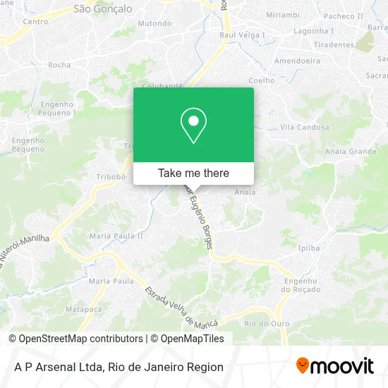 A P Arsenal Ltda map