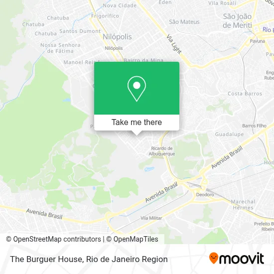 The Burguer House map